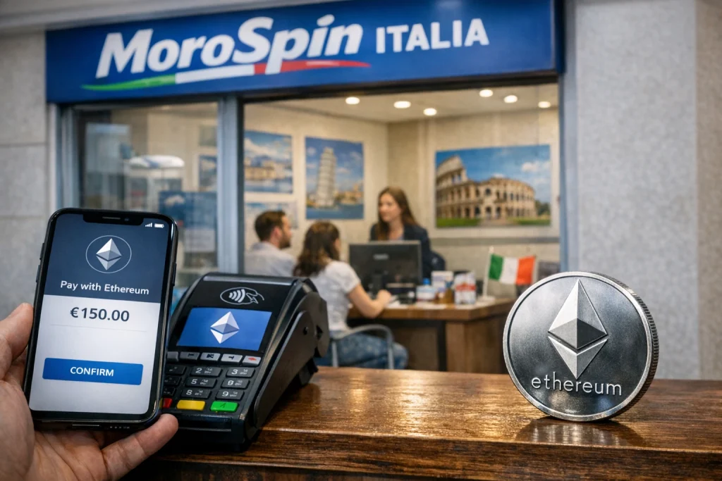 MoroSpin Italia e i pagamenti con Ethereum: come funziona e perché è apprezzato MoroSpin Italia e i pagamenti con Ethereum: come funziona e perché è apprezzato